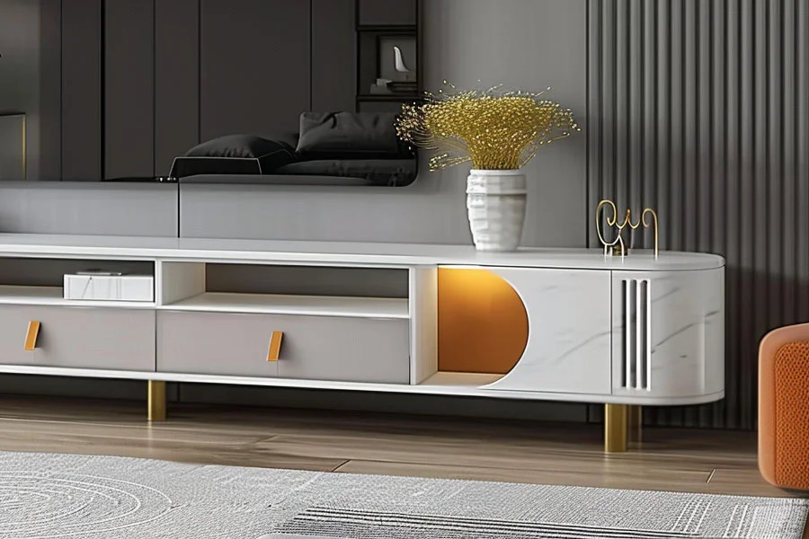 Contemporary TV Console