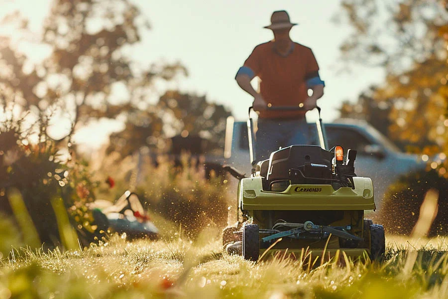 battery self propelled lawn mowers