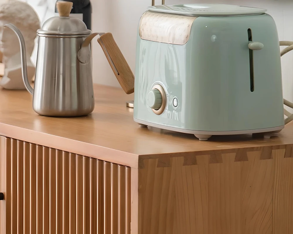 gray sideboard buffet