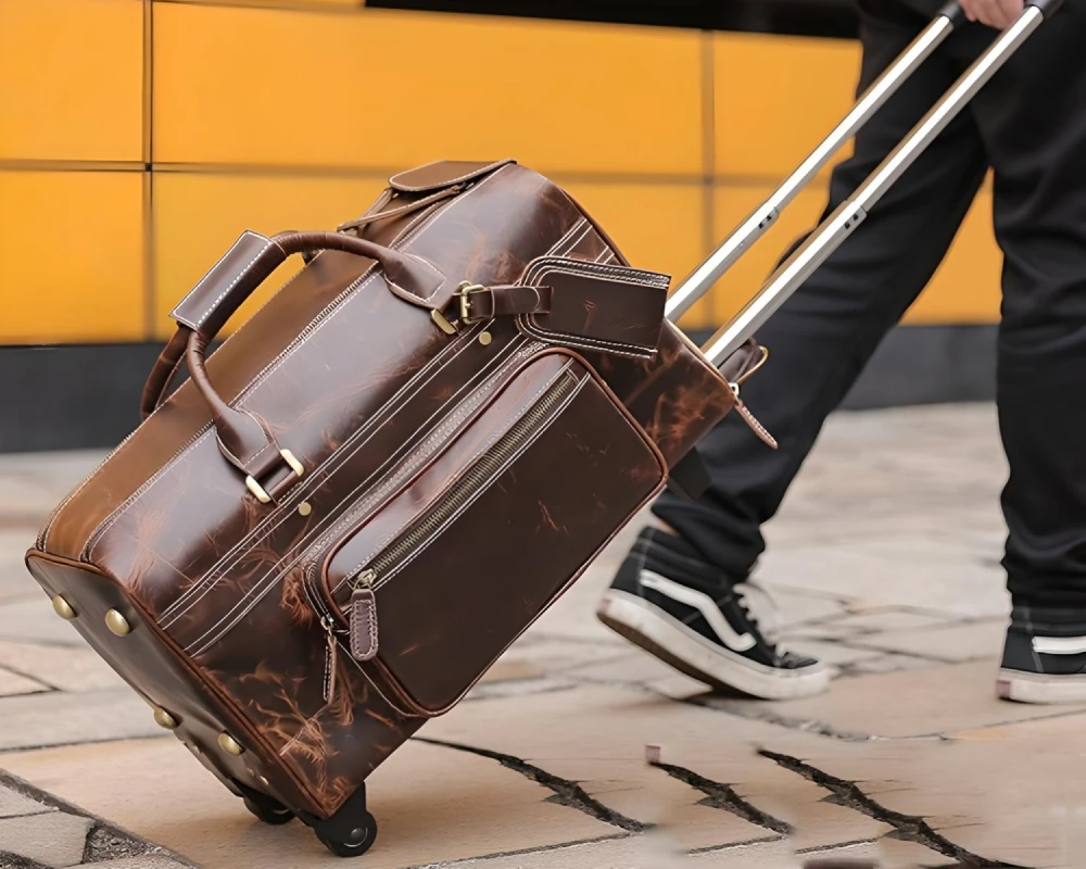 wheeled luggage bags