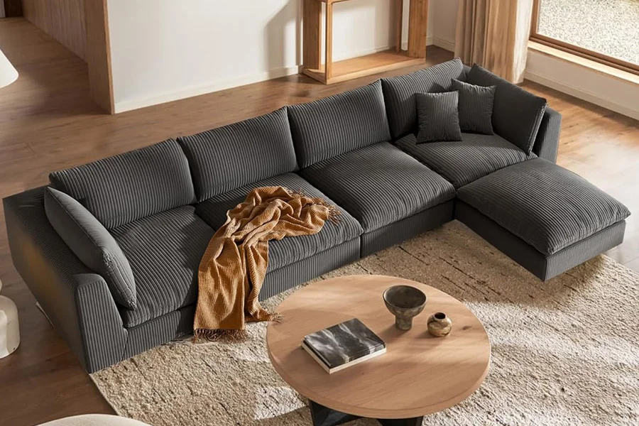 Adjustable sectional sofa sets