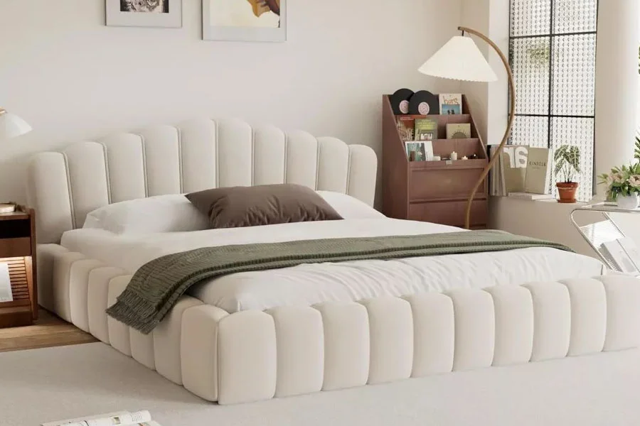 Upholstered Queen Platform Bed