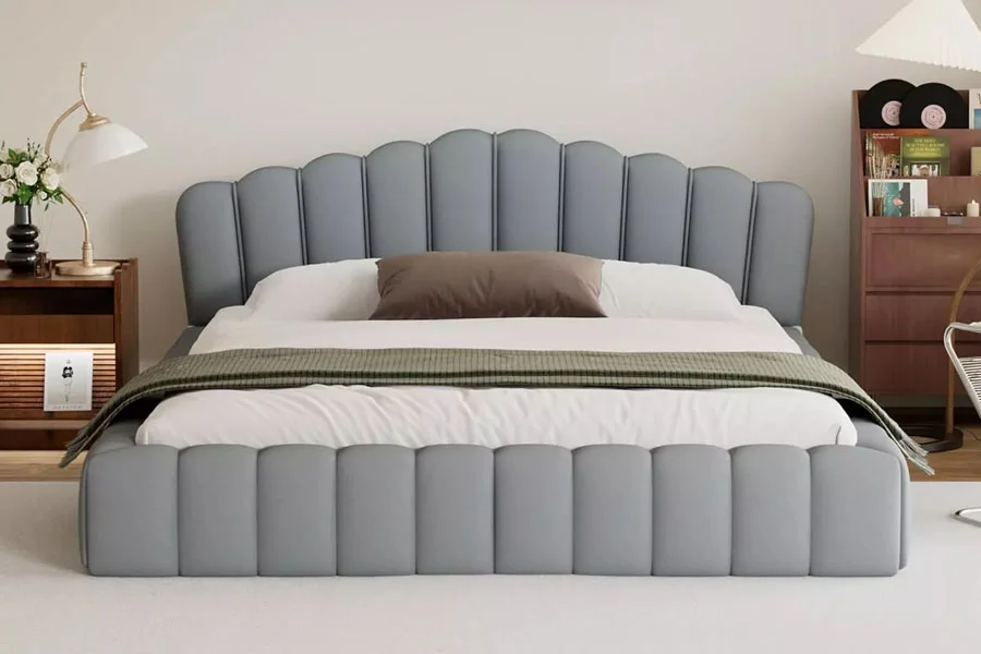 Fabric Queen Bed Frame 